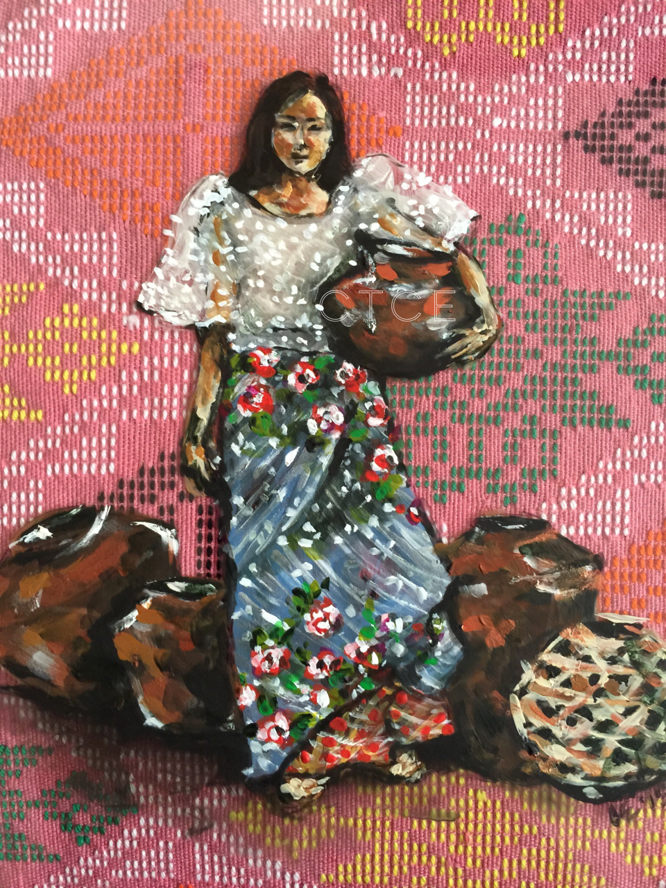 Dalagita at Mga Paso