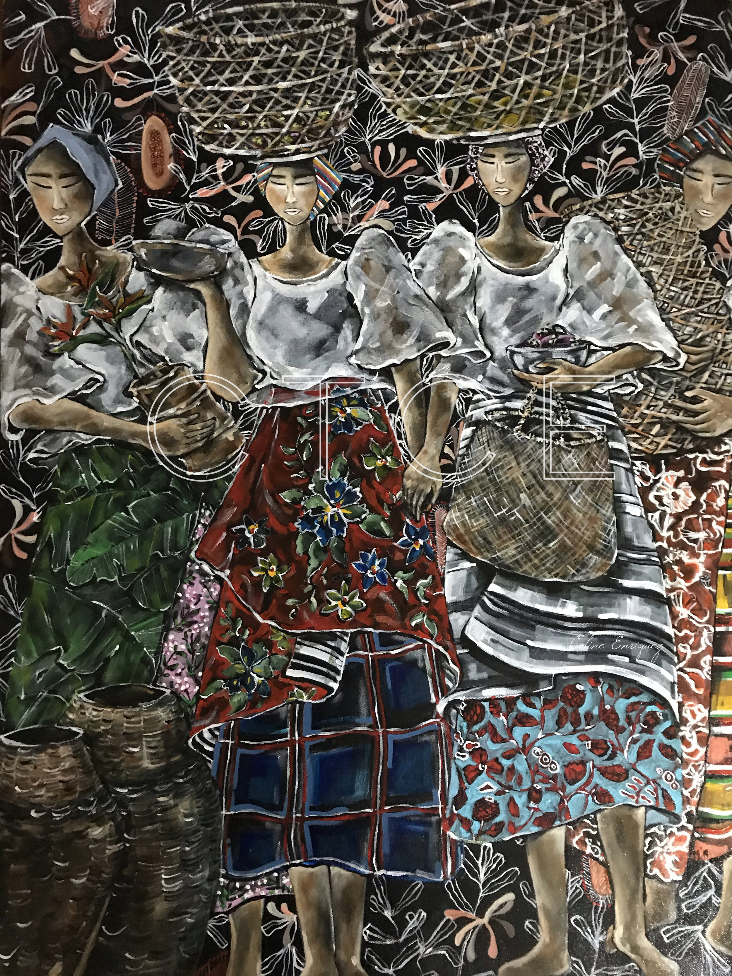 Acrylic on Canvas 30” x 40” SOLD