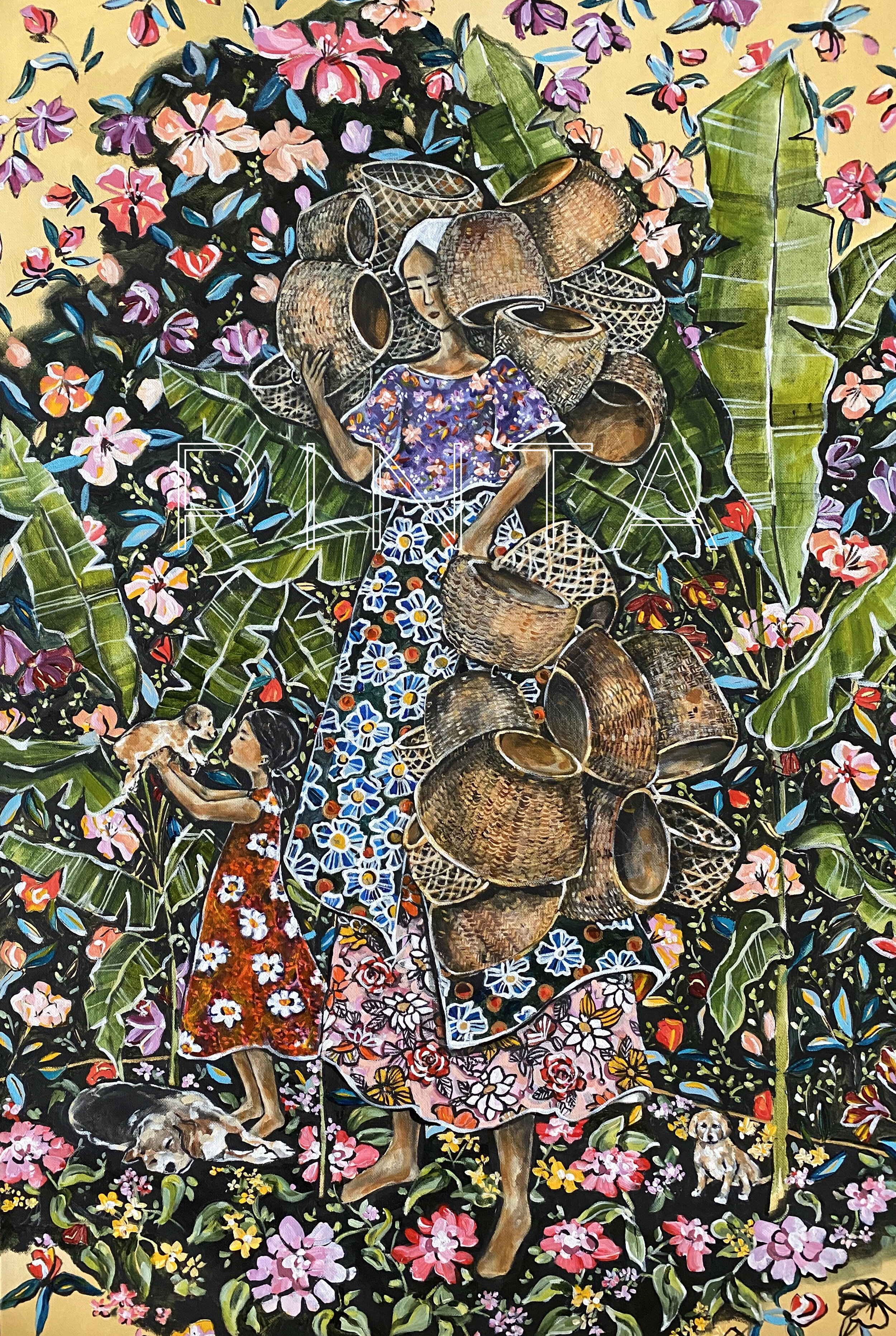 Acrylic on Canvas 24” x 36” GIFTED
