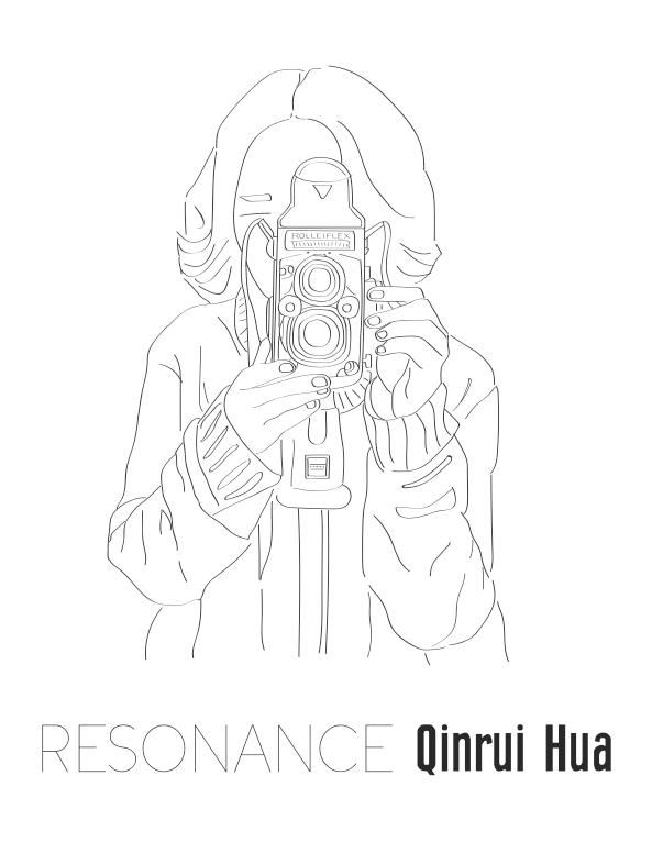 Ver 1. Design based on a portrait of photographer Qinrui Hua