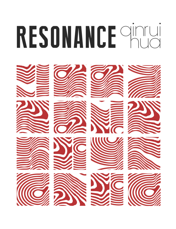 Ver 3. Graphics inspired by the meaning of the word "resonance" in physics. 