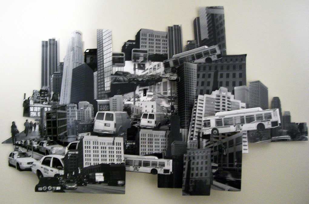 3D City Photo Collage