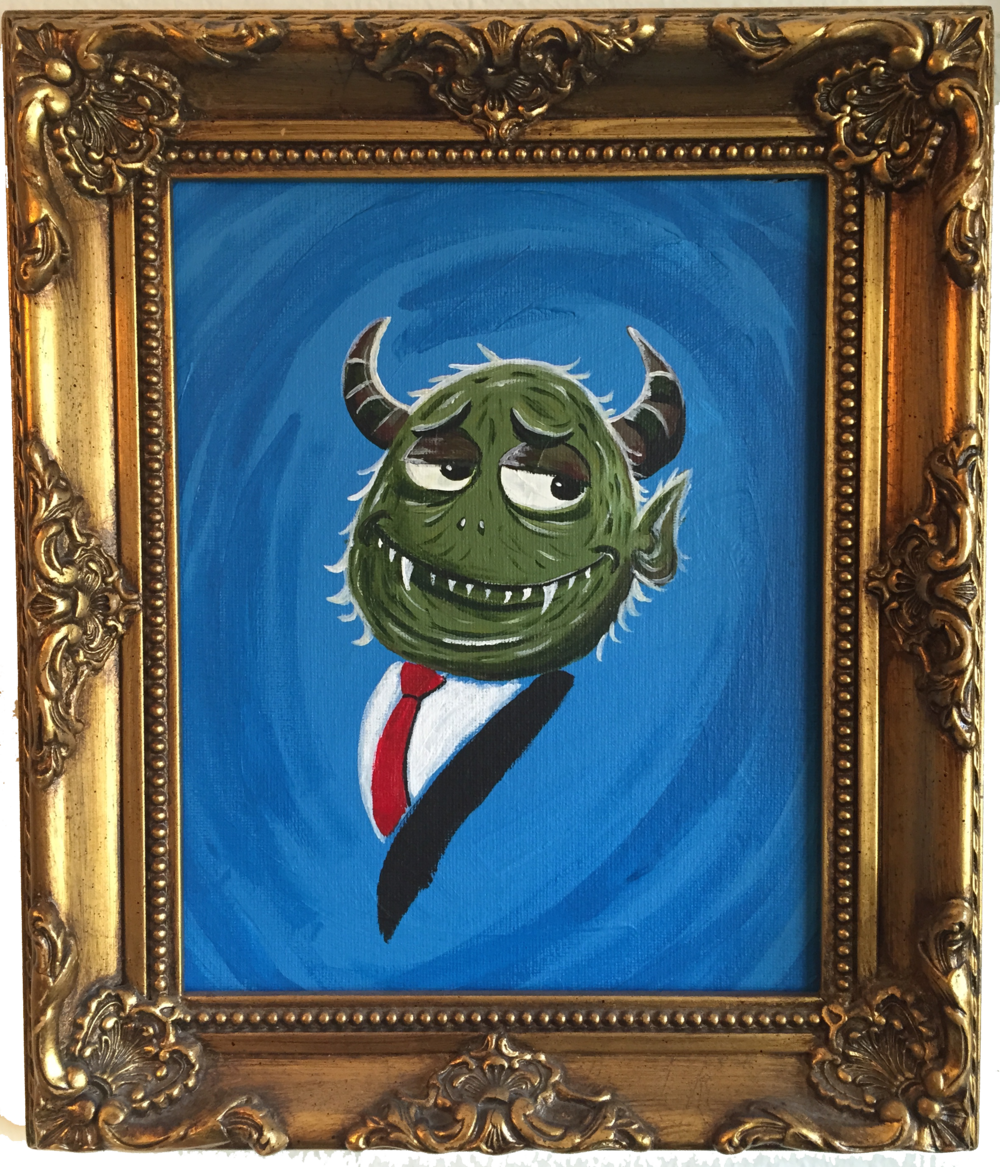 THOMAS S. MONSTER.Acrylic.&nbsp;2013.