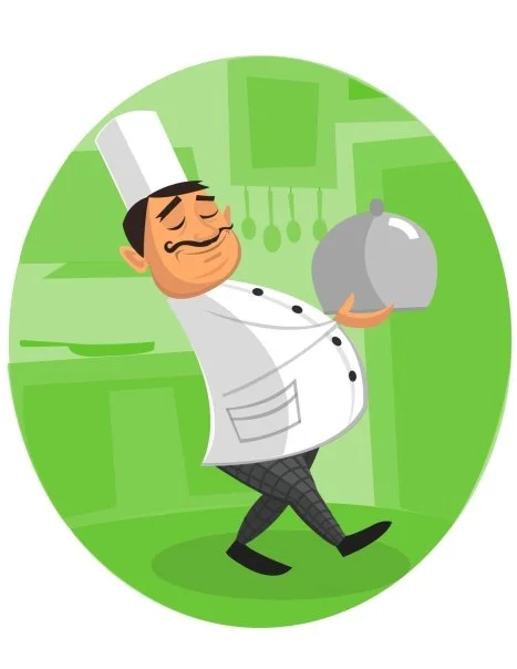 HUNGRY CHEF.Vector.&nbsp;2008.