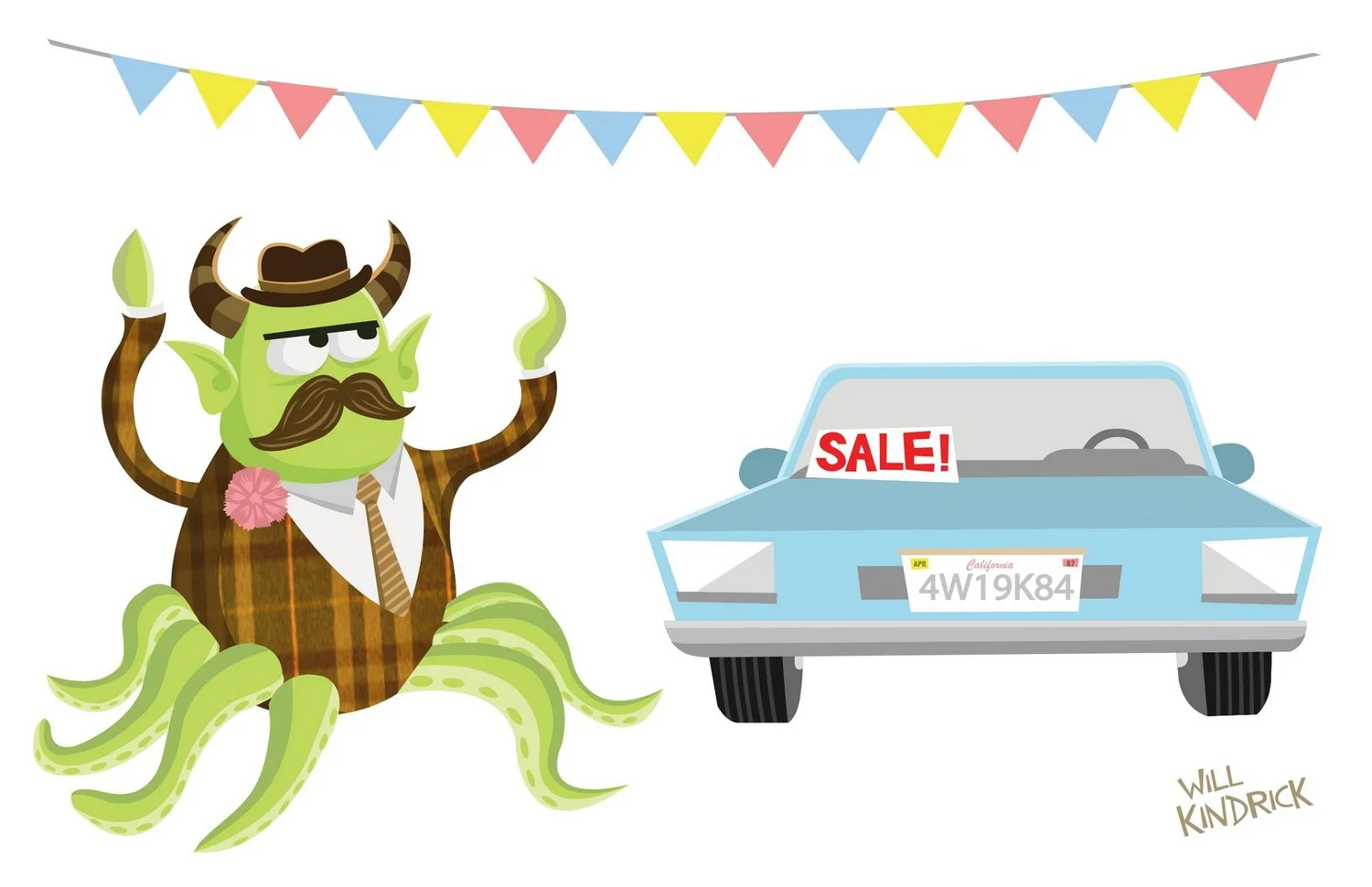 INTERGALACTIC USED CAR SALESMAN.Vector.&nbsp;2009.