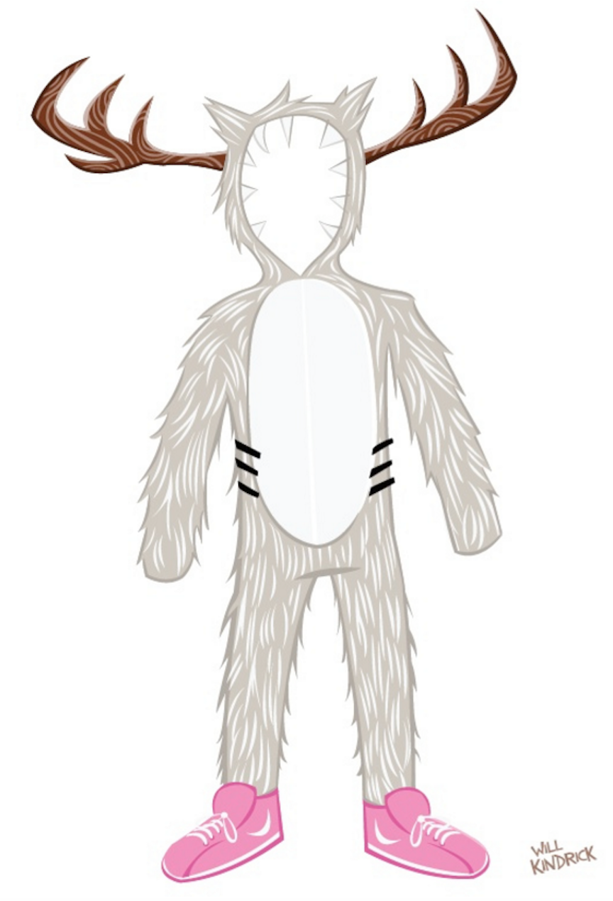 "I Love It' Costume Concept.&nbsp;Vector.2013.