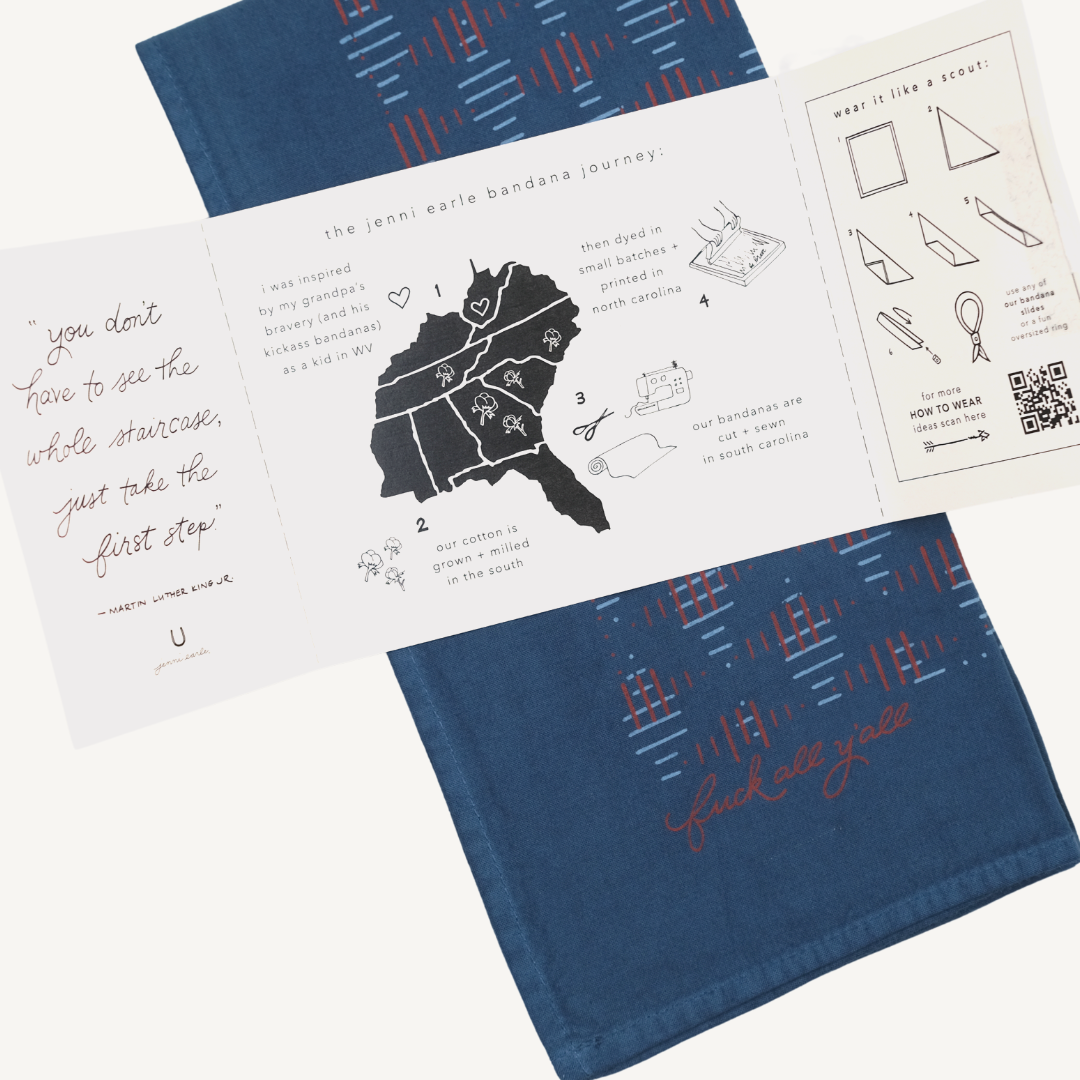 jenni earle bandanas fuck all y'all