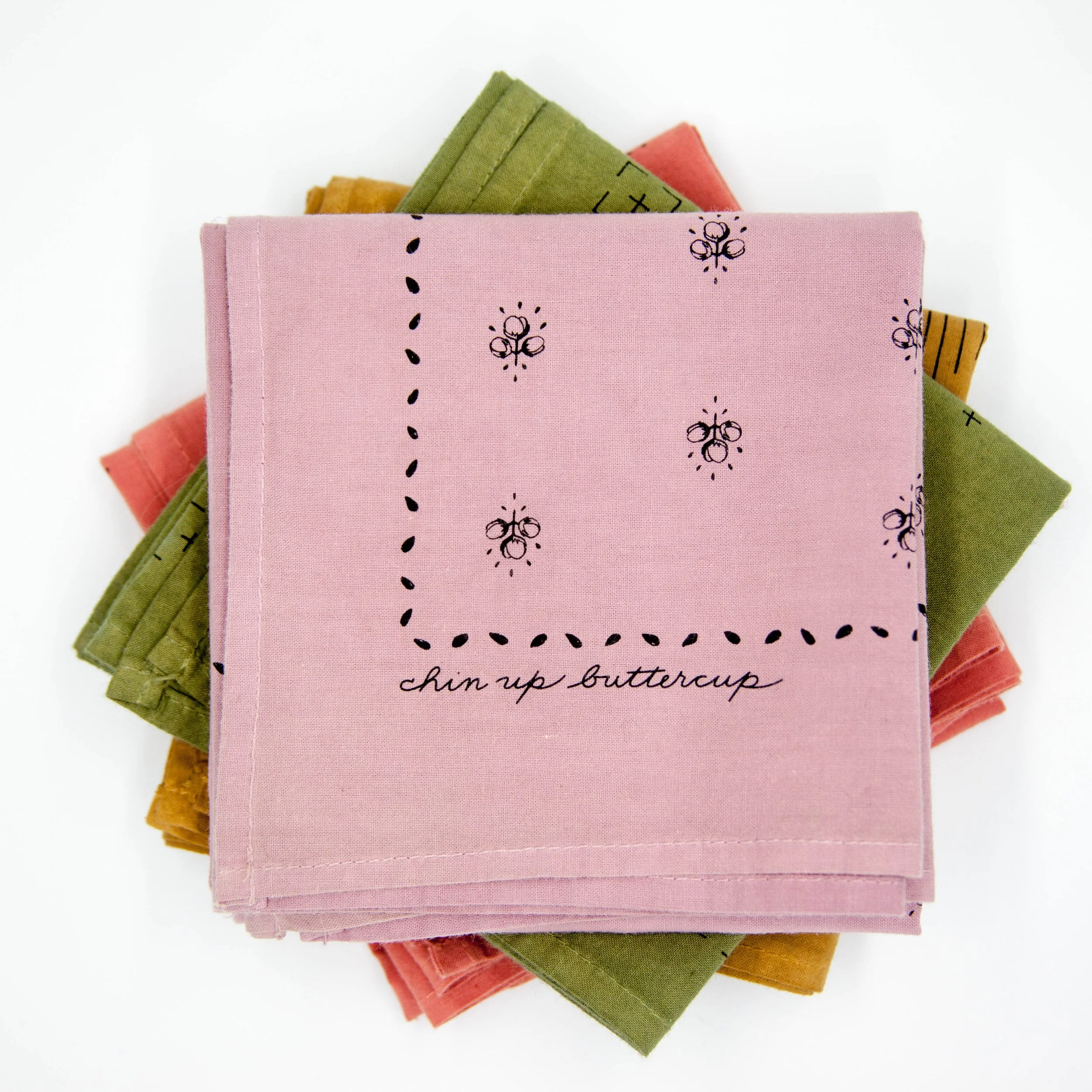 'Chin Up Buttercup' Bandana by Jenni Earle