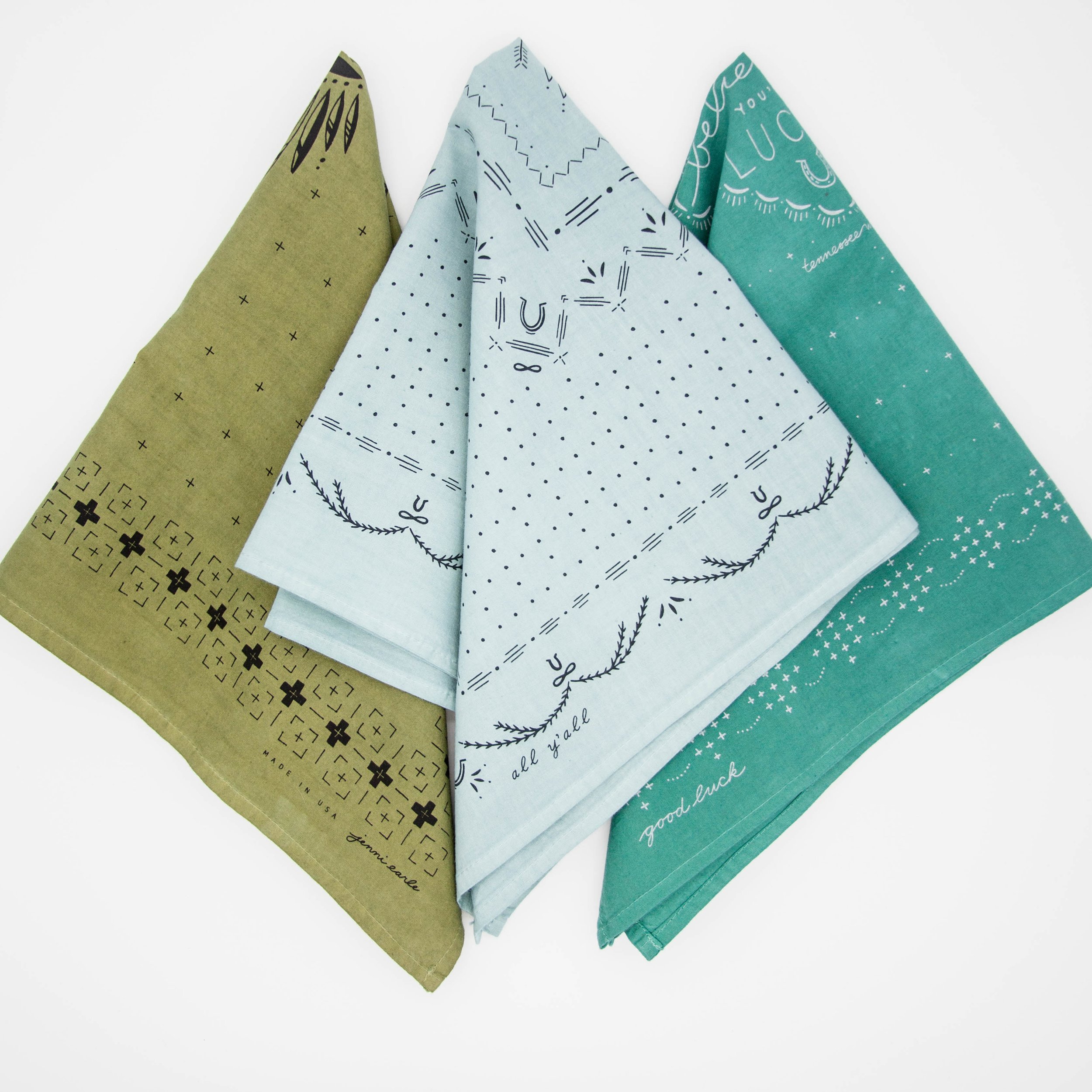 Jenni Earle Bandanas 'Feel the Fear'