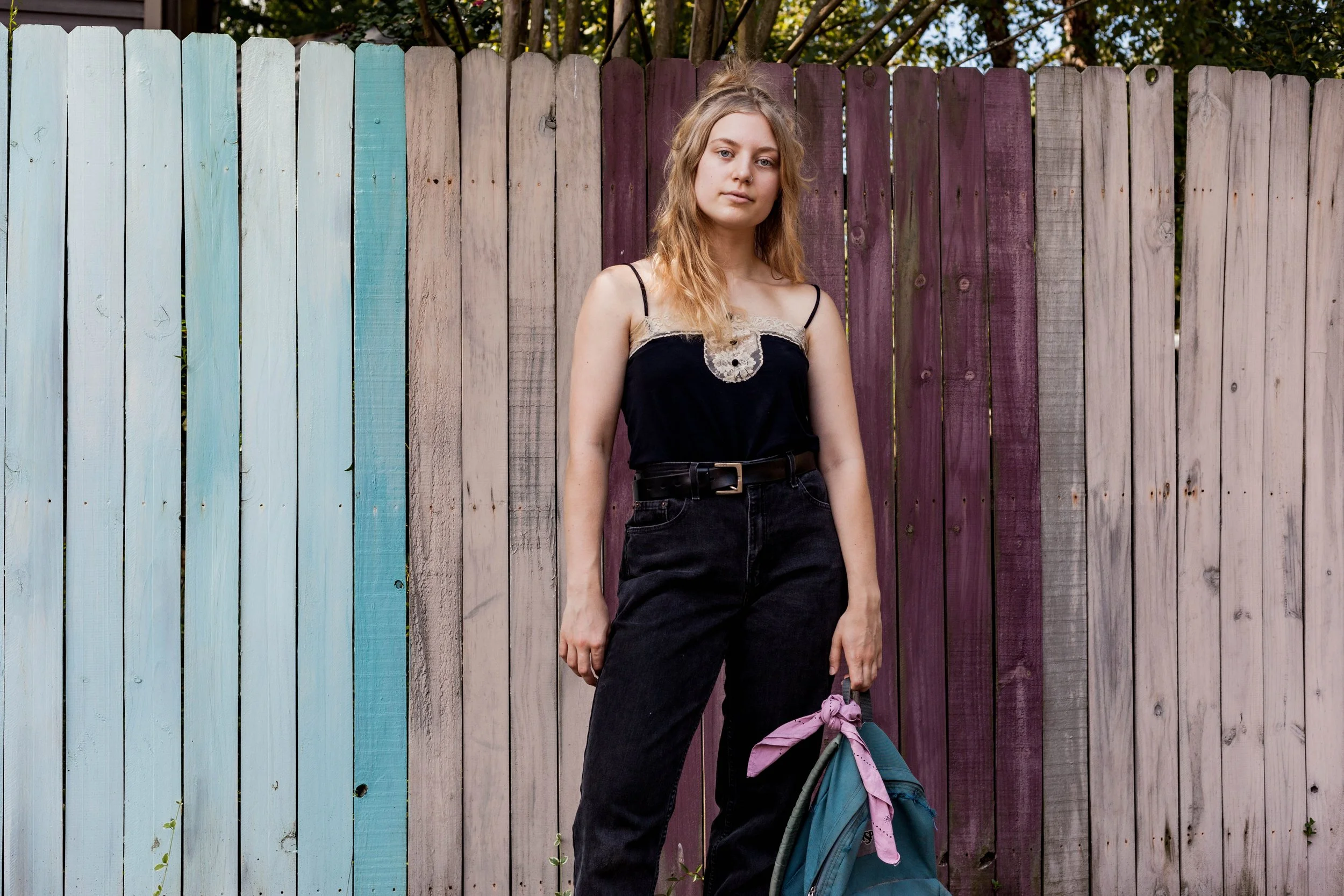 Corrie Beck for Jenni Earle in the 'Chin Up Buttercup' Bandana