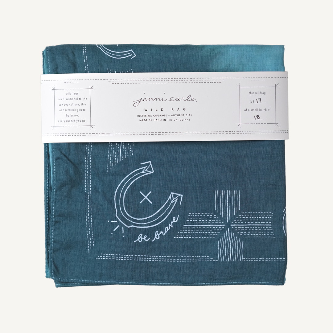 Jenni Earle Wild Rag 'Be Brave'