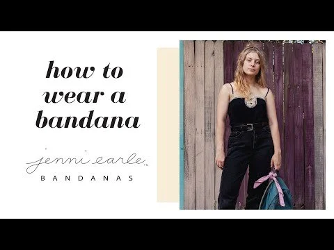 How to wear a bandana: Styling our Chin Up Buttercup Bandana