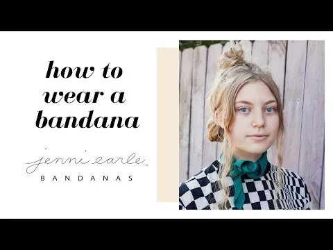 How to wear a bandana: Styling our Good Luck Bandana