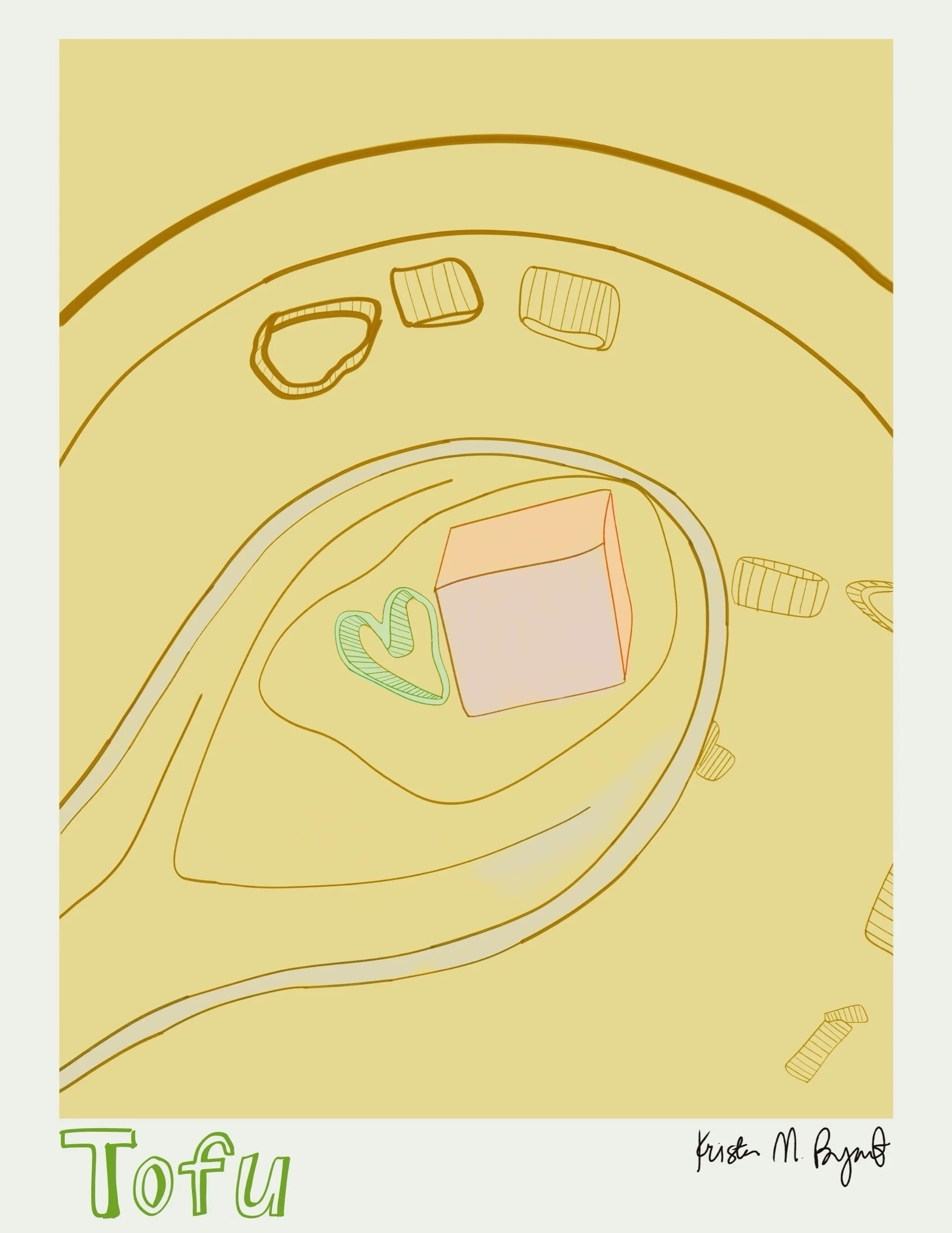 Illustrated Poster of Tofu 