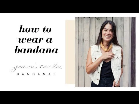 How to wear a bandana: styling our Giddy Up bandana
