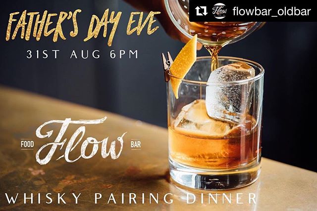Dad needs more than a day... he needs a Father&rsquo;s Weekend!
Stay upstairs with us for the weekend and whisky and dine him downstairs at our Flow Bar.
・・・
#Repost @flowbar_oldbar ・・・
FATHER'S DAY EVE...
Saturday 31st August...
At this special Fath