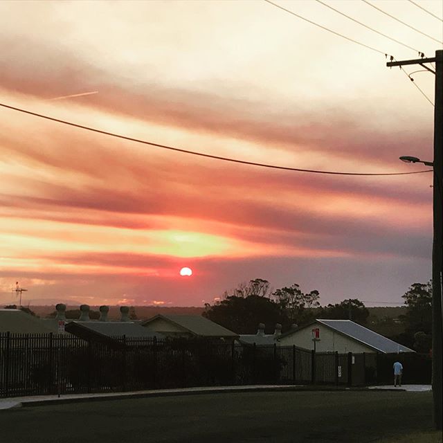 As the sun sets on our little town and our evacuees are back at home in their own beds we hope and pray that tonight we can all rest.