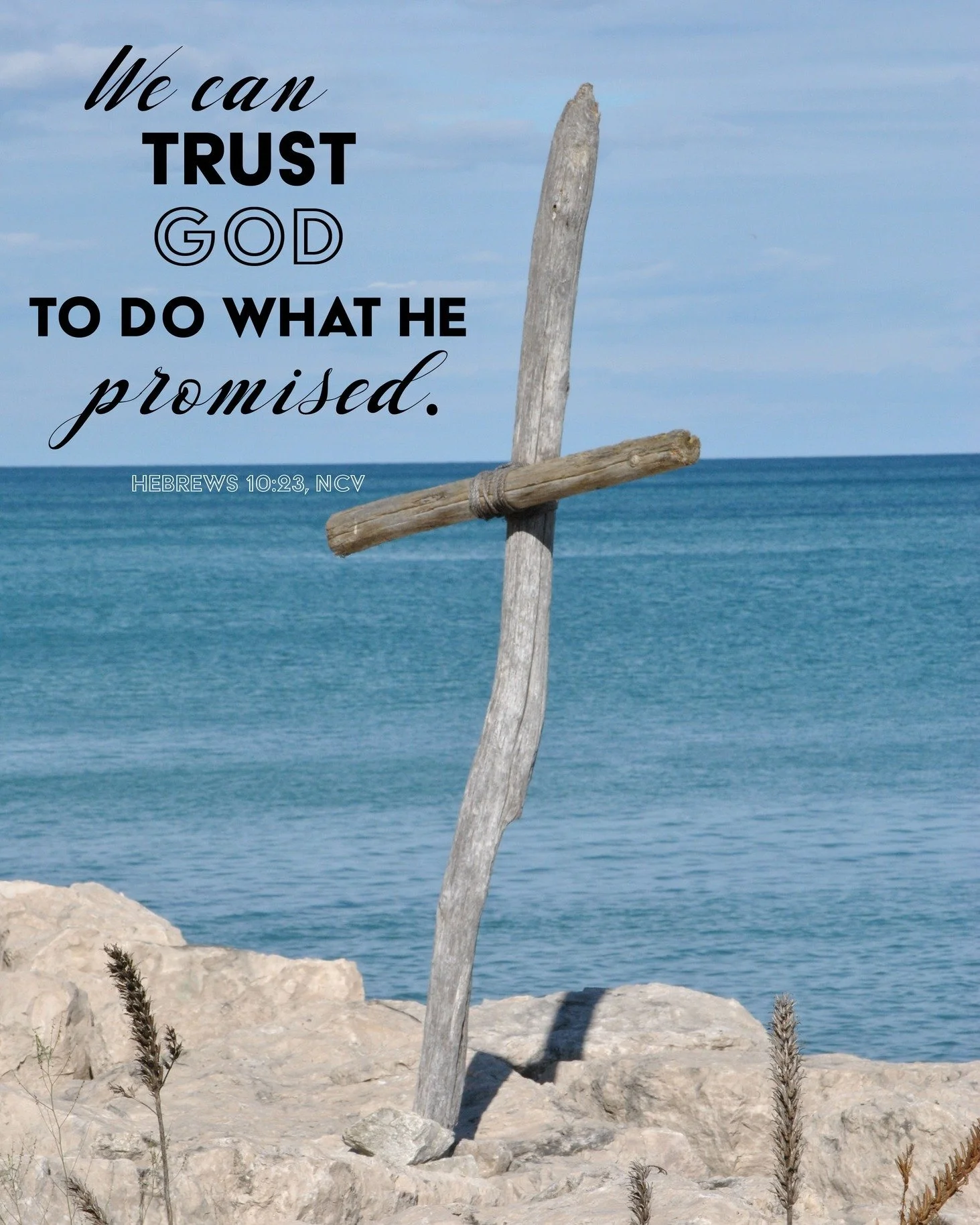 Don&rsquo;t be pushed around by your problems. Be led by God&rsquo;s promises.