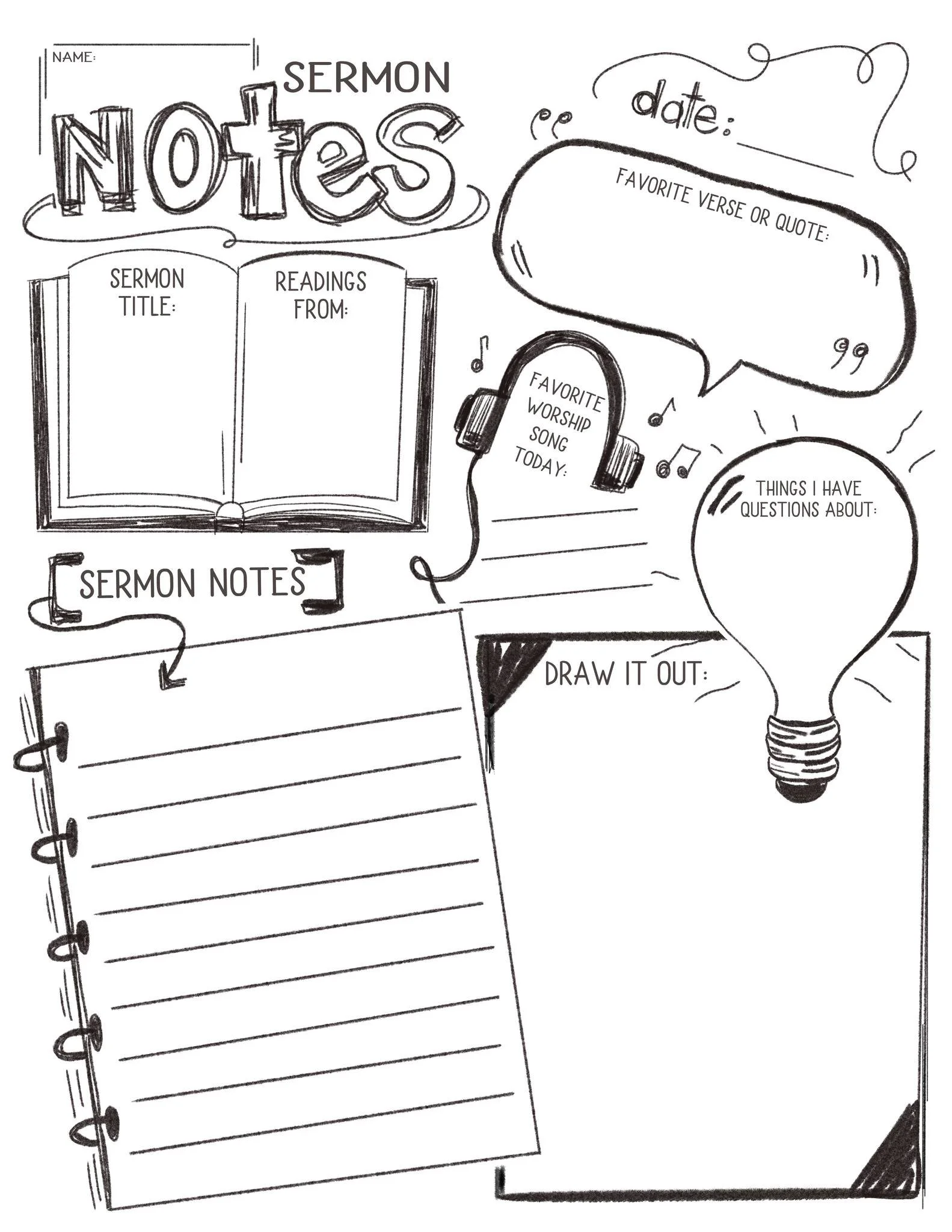 What was your favorite part of this morning's sermon?