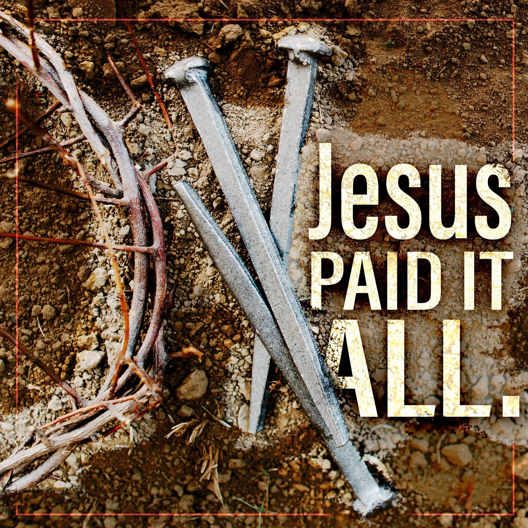 Today's word is SACRIFICE. Post a photo or reflection below pertaining to the word SACRIFICE.
Jesus is the ultimate Sacrifice.