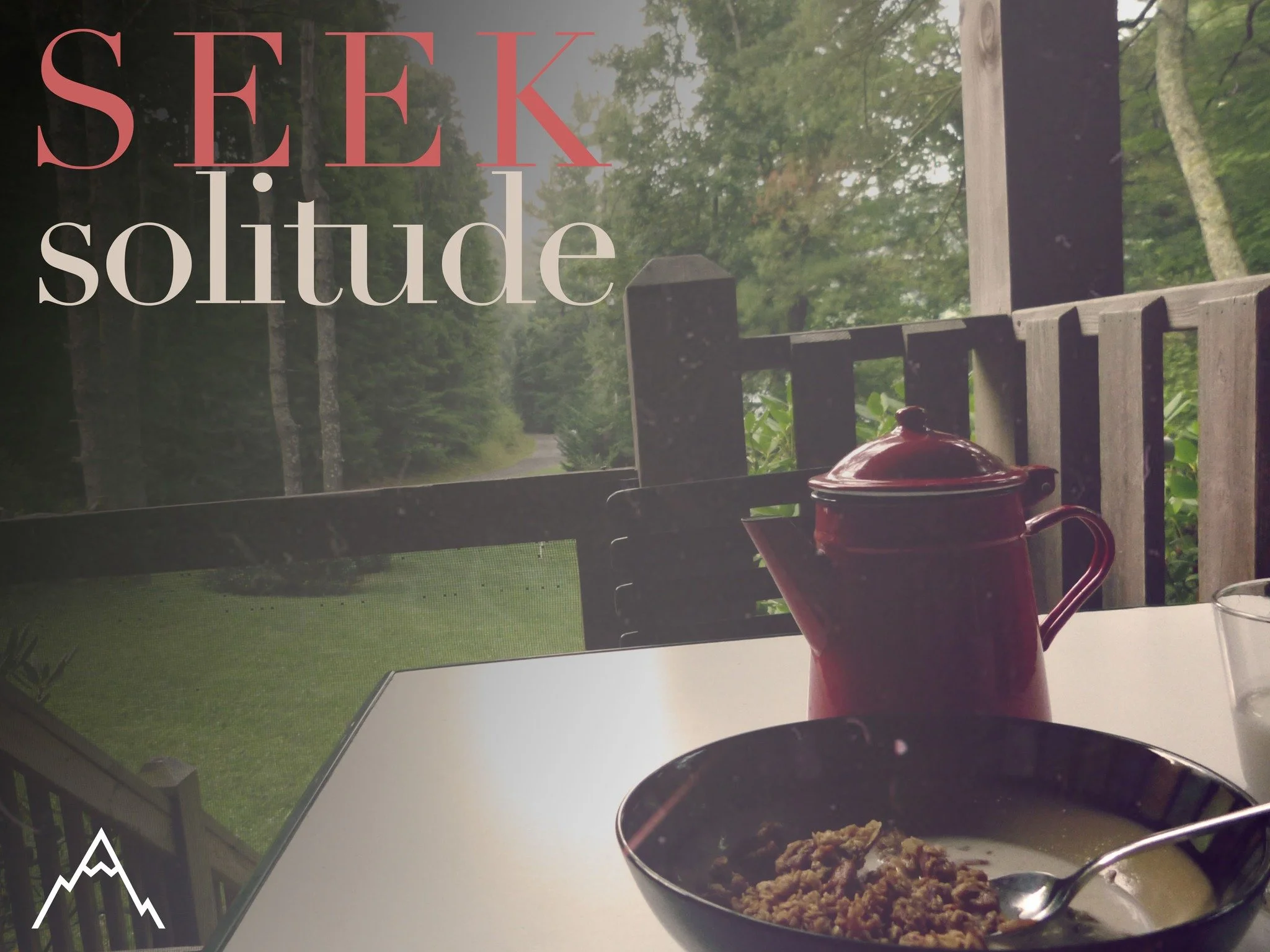 Today's word is SOLITUDE. Post a photo or reflection below pertaining to the word SOLITUDE.