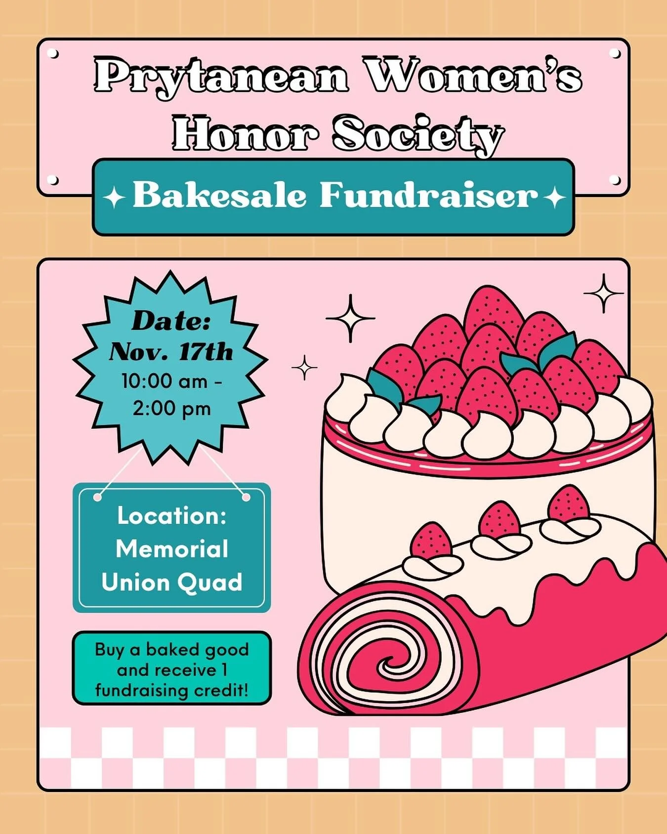 Next Monday 🎂 Buy something and receive 1 fundraising credit!