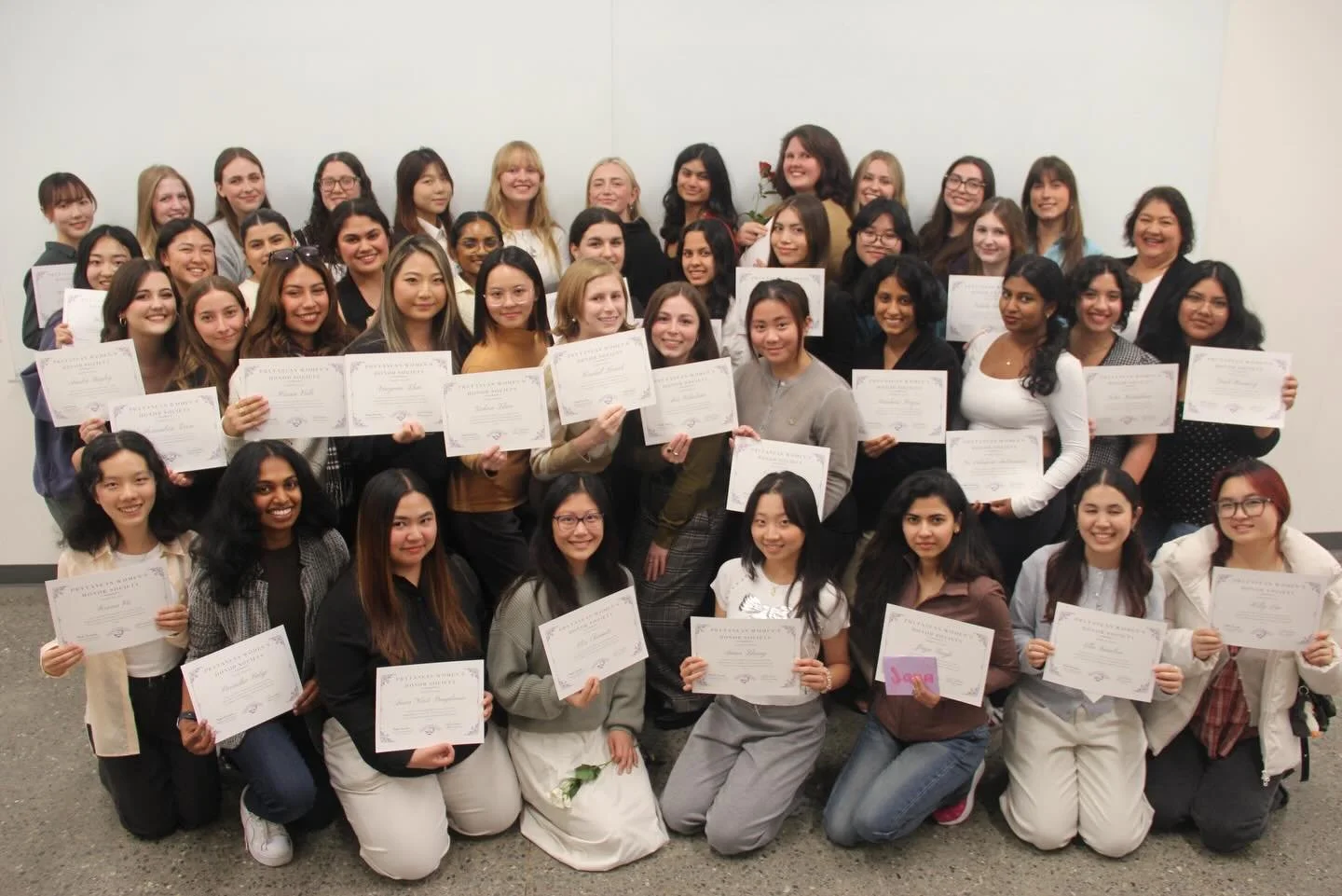 Fall 2025 Initiation Ceremony! Congratulations &amp; welcome to all of our new initiates!! 💟