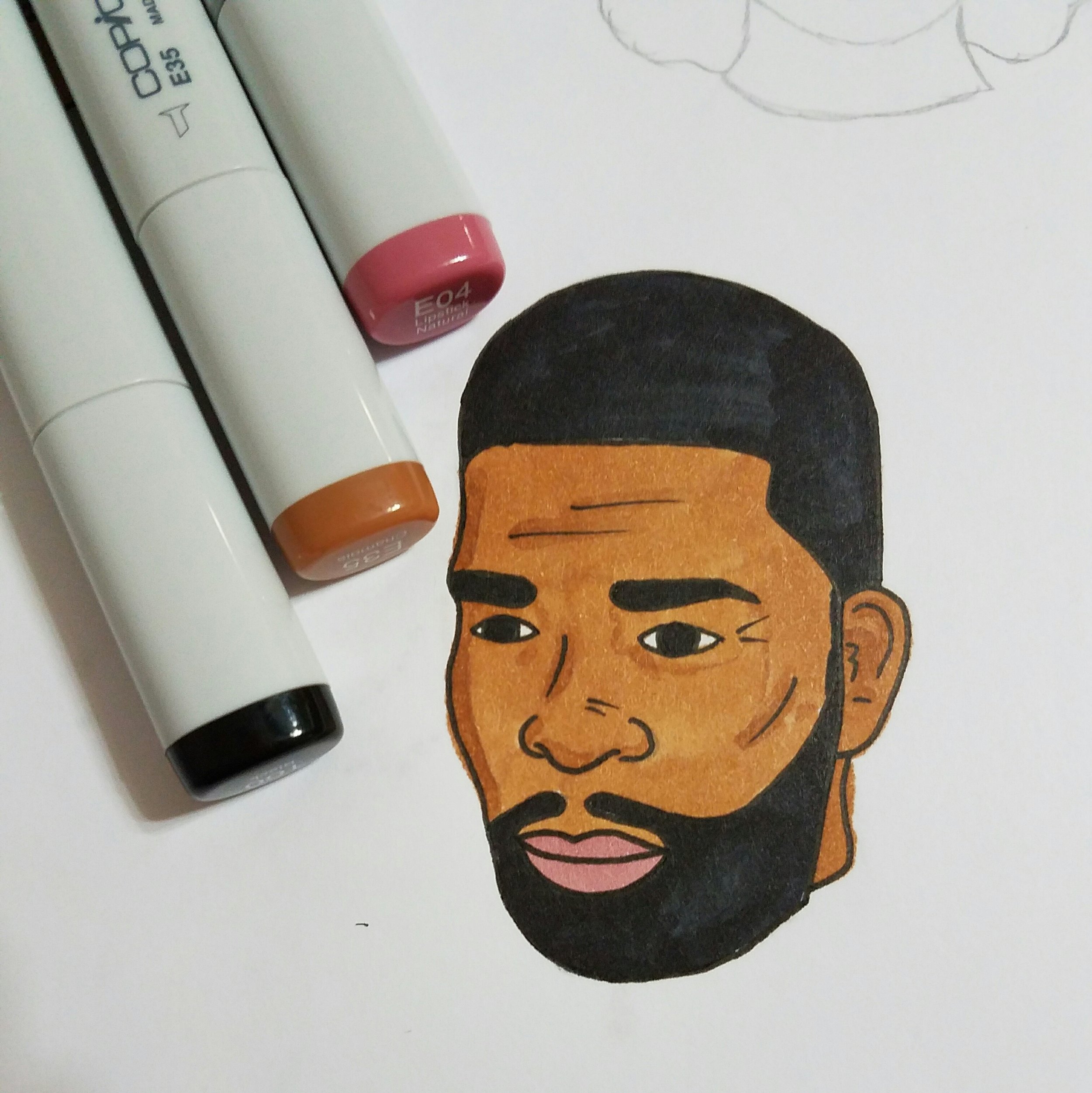 2nd Attempt: Still using computer paper