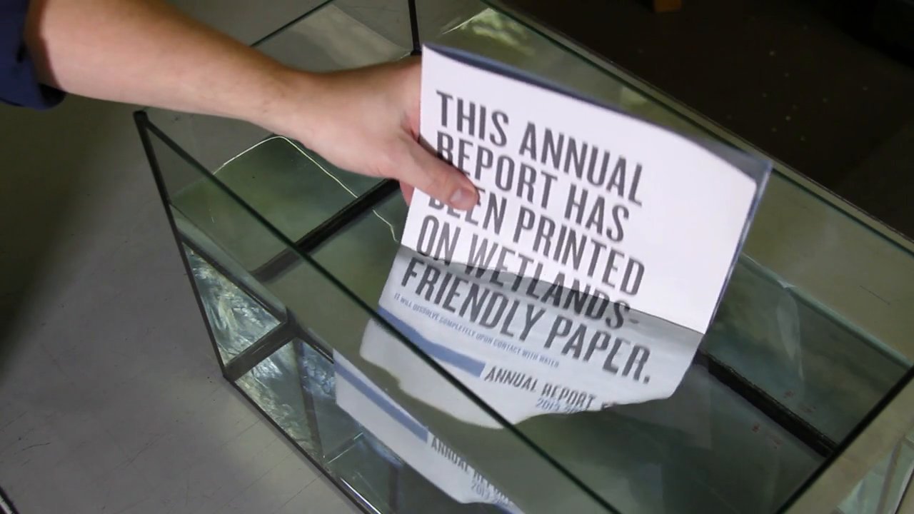 "Water Soluble Annual Report"