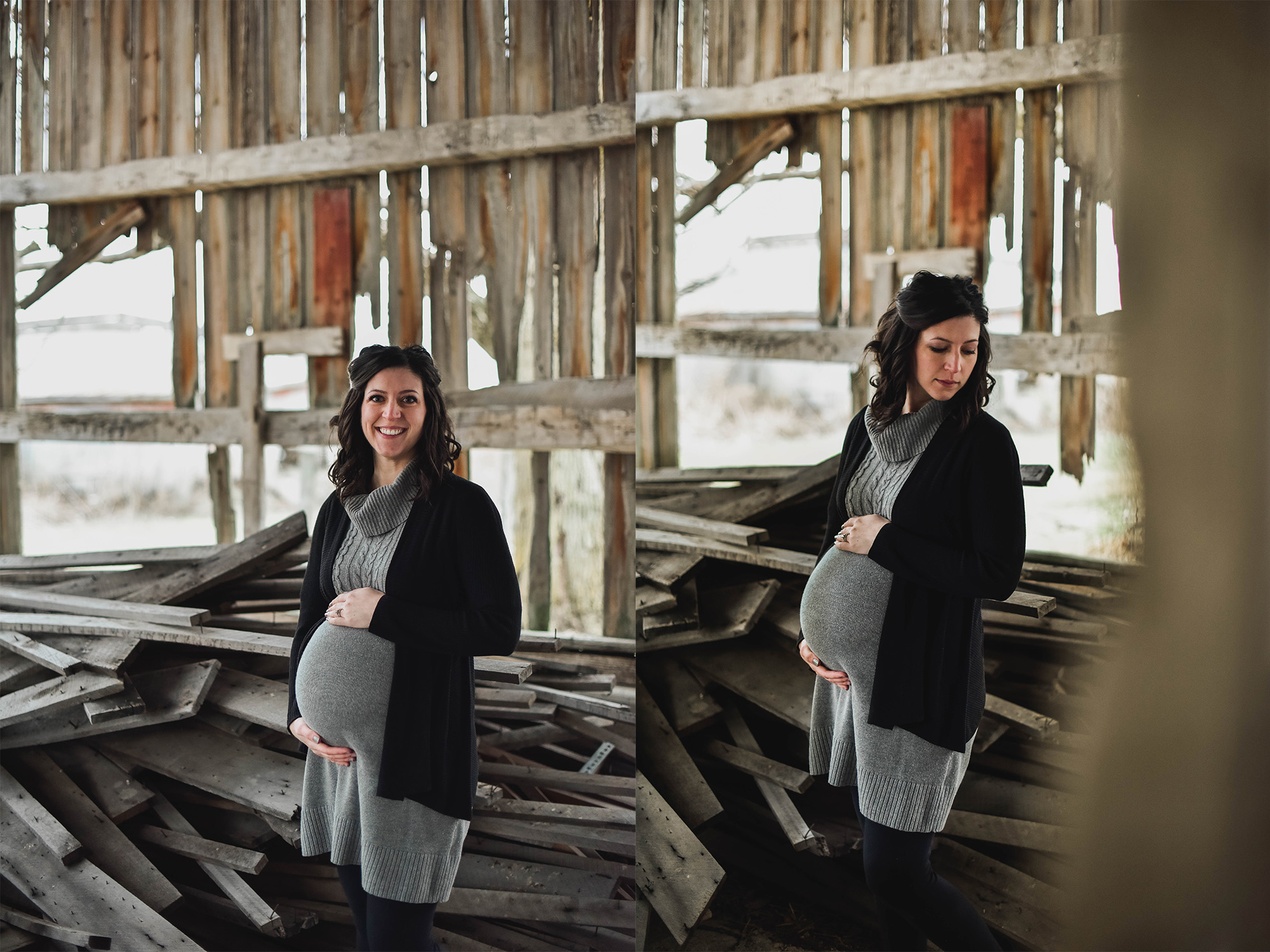Kim was honestly so adorable! I have never met a more glowing mom + dad to be then the Allyns. I can't wait to meet their little bundle of joy coming soon in February. 