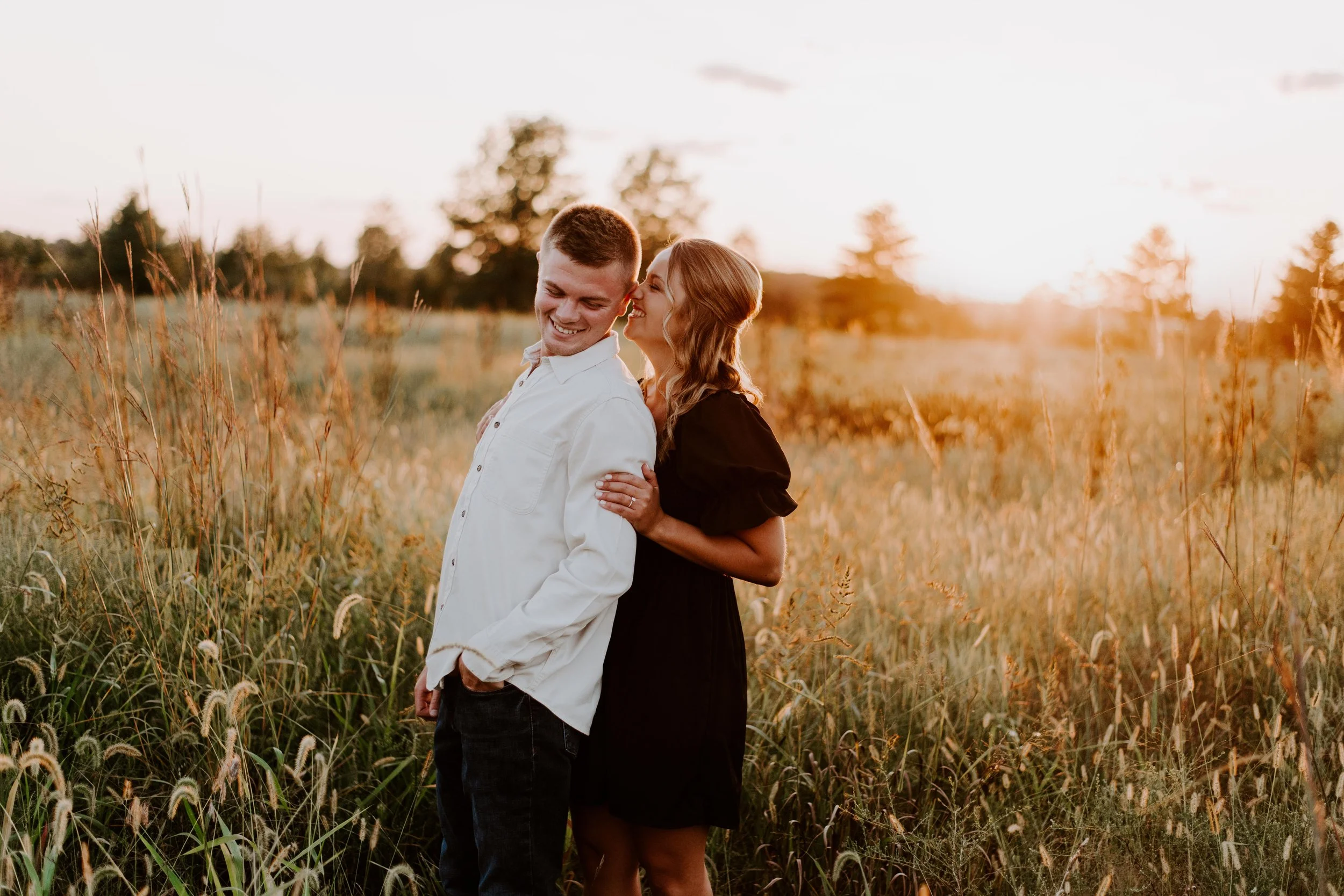Emily + Caleb Engagement | Downtown Berne, Indiana 