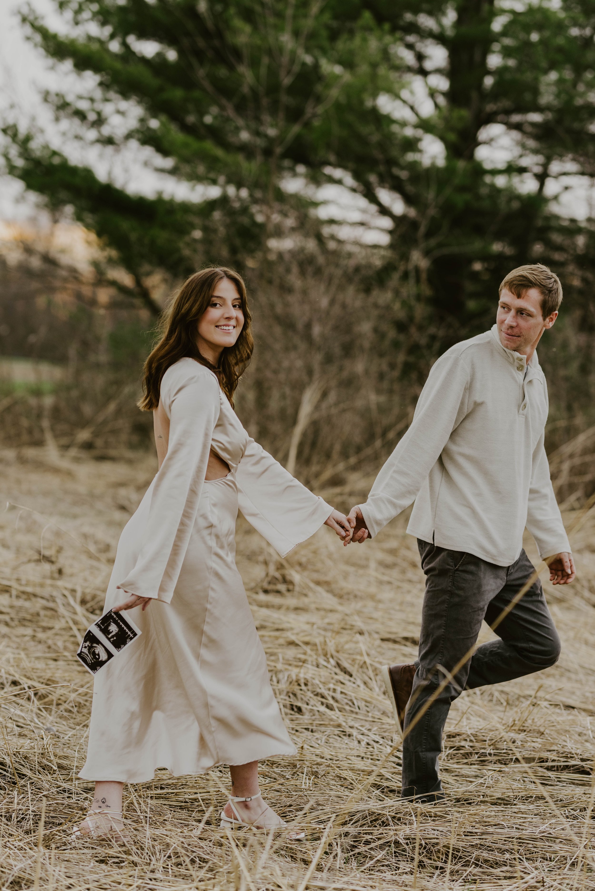 Rosemary + Brennen | Engagement + Maternity Announcement | Geneva, Indiana