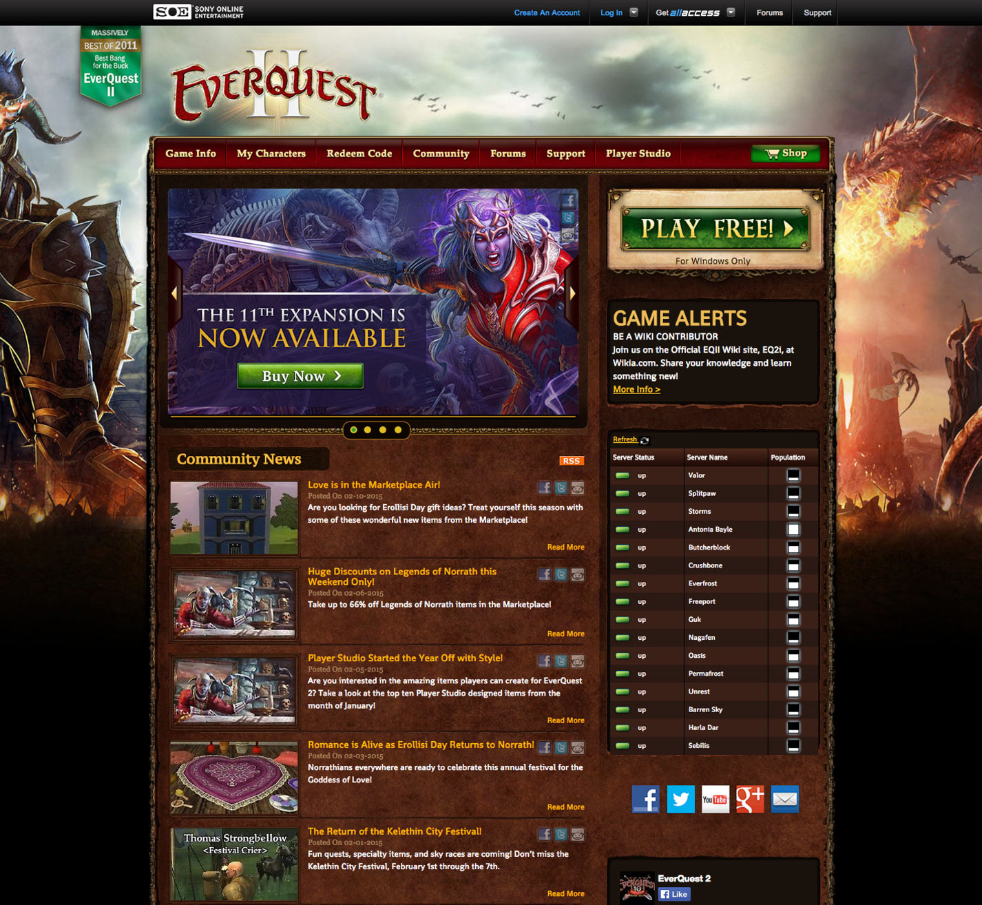 Home  EverQuest II