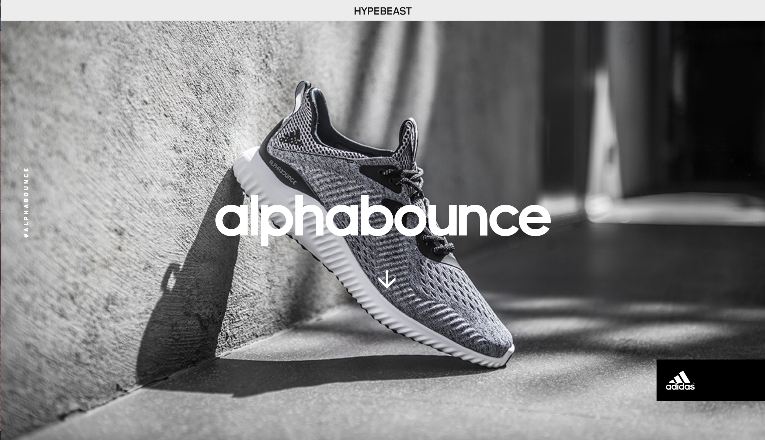 Lookbook creative concept, visual design and prototype development for a single-page parallax scroll experience