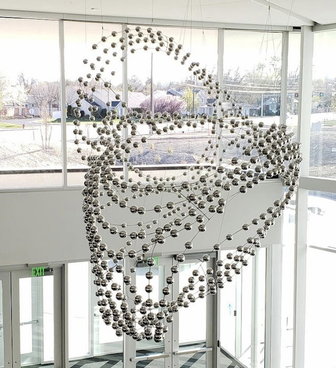  Steel fabrication assist to Artist Danielle Roney’s  Adagio  Sculpture for the Mid-Valley Performing Arts Center 