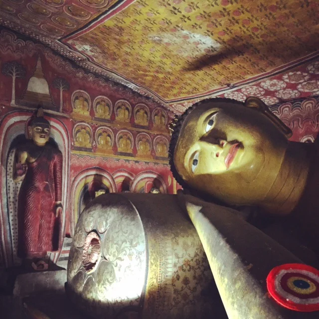 Seeing the Buddhas inside the cave temples in Dambulla is definitely worth the day trip from Kandy.