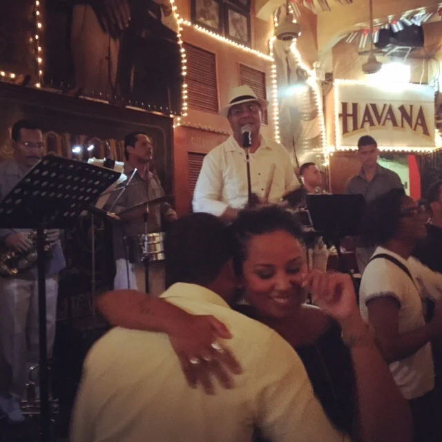 Salsa-ing the night away at famous Cafe Havana