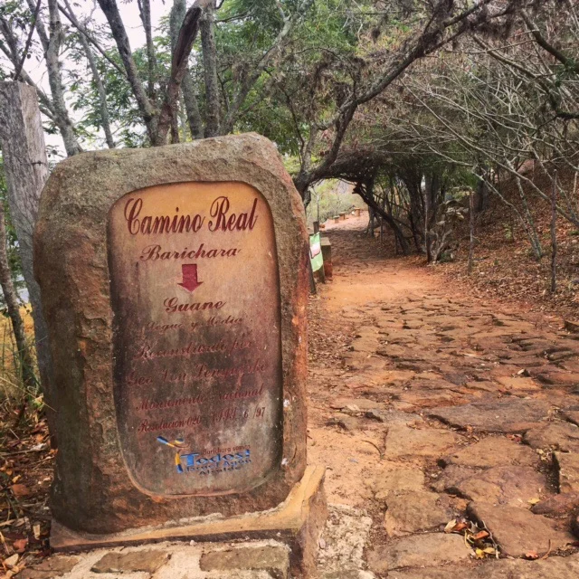 The entrance to the Camino Real in Barichara — you can't miss it! (See how easy this is?)