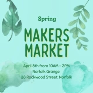 In the words of Cher Horowitz: hang with us!! We'd love to spend a little bit of your Saturday with you. We'll be at Norfolk's beloved Grange Hall tomorrow, April 8th, with teas, honeys, birdhouses, zines, bitters, and more! Interested in joining our