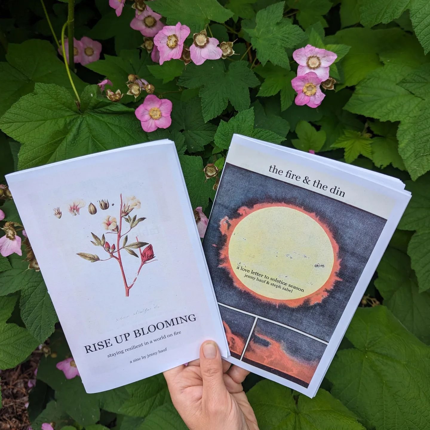Whittling down our #fivedaysofherbstalk, we prepare for the return of our favorite event by prepping a selection of zines we'll have with us over the weekend!

This includes two zines that provide guidance and perspective for the hottest part of the 