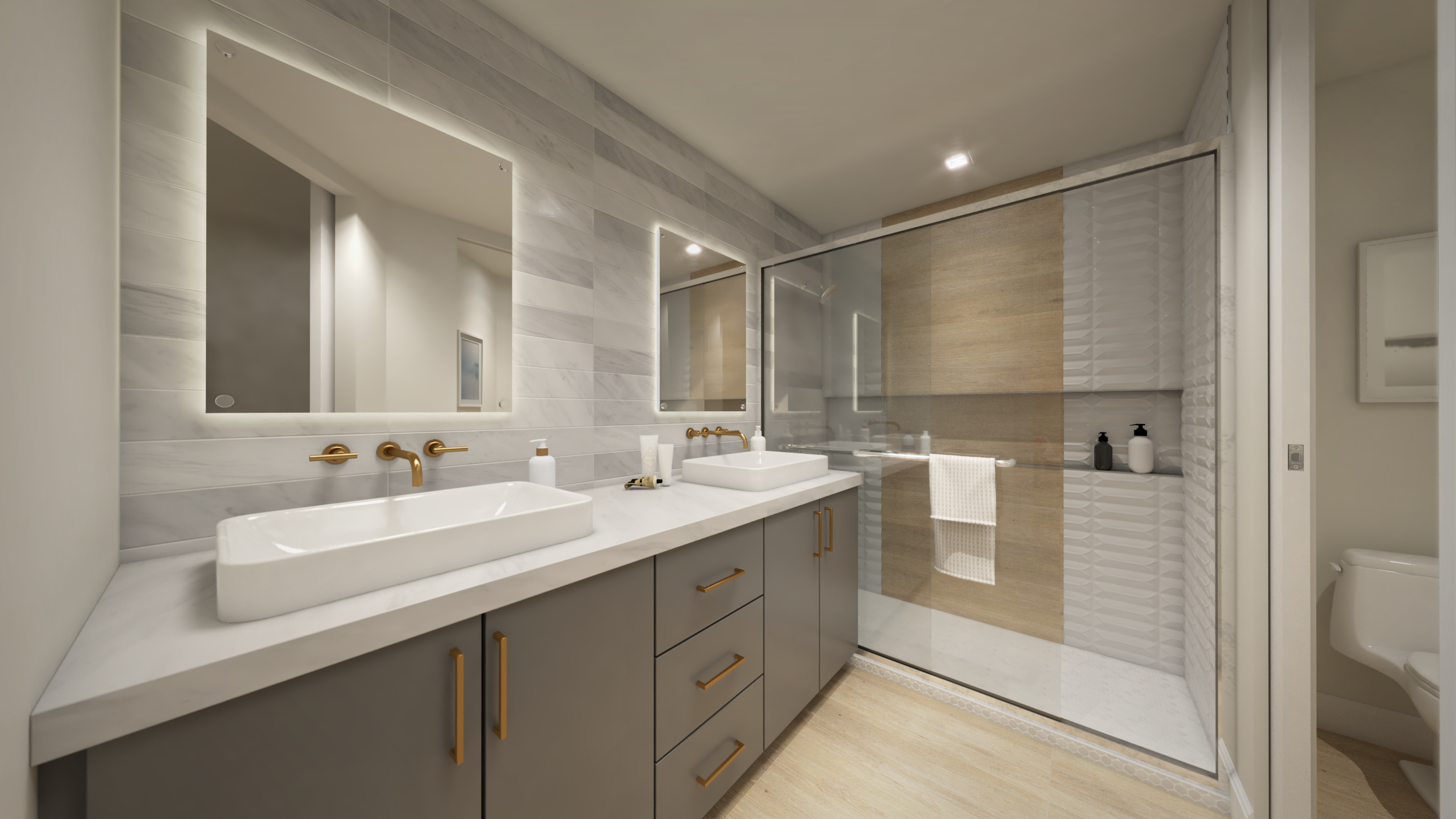 Artisan on Roosevelt interior finishes package 1 rendering B