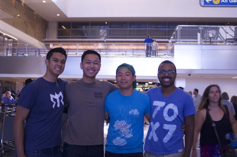 Fwends in LA!