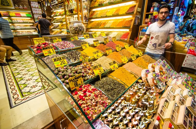 The Grand Bazaar Spice Market… sorry aunt debi.. no room for spices.
