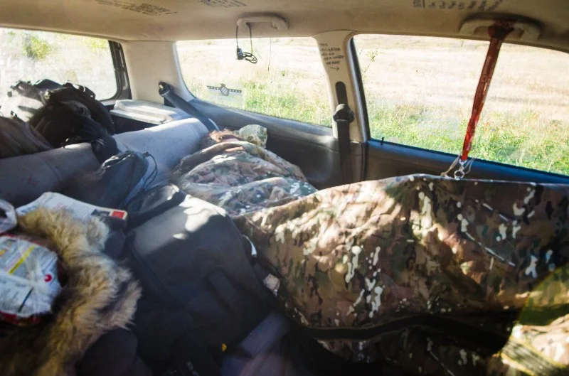 Thats’s Josiah in that pile of stuff…. somewhere…