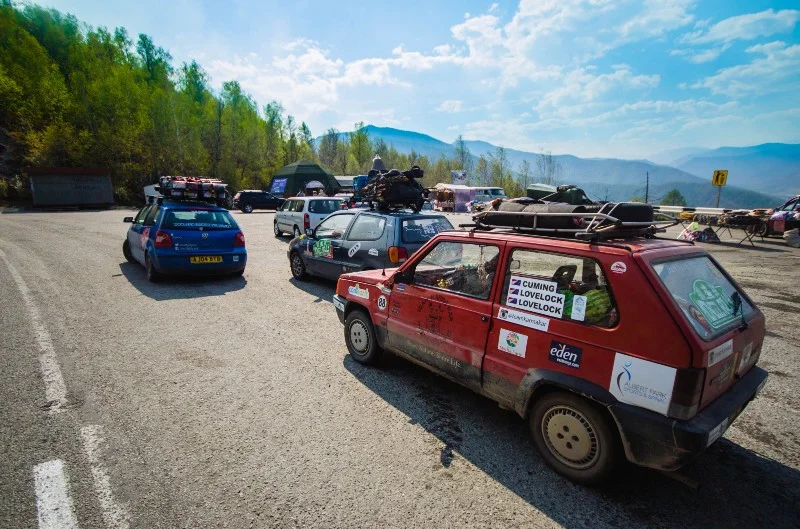 Our three teams enjoyed a gorgeous drive through the Altai mountains in Russia…