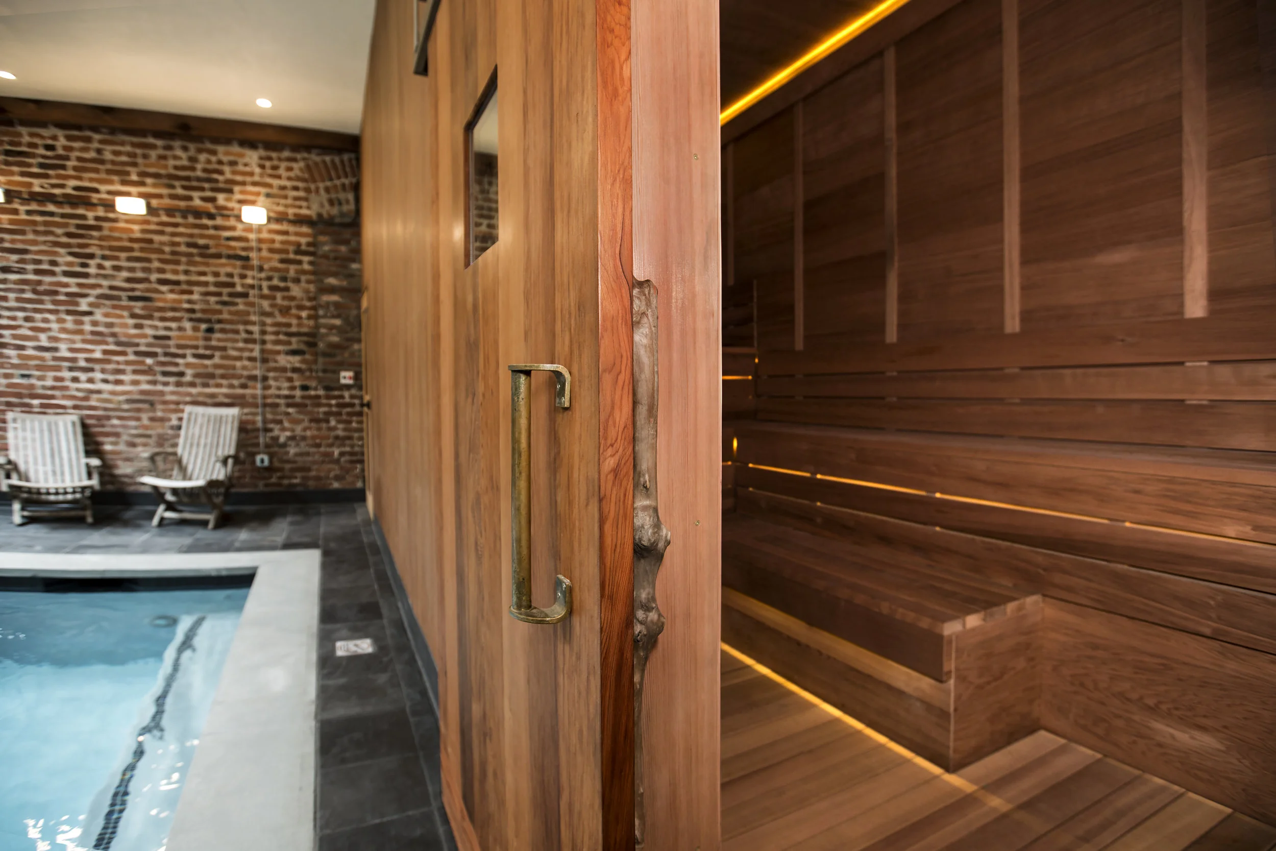 Sauna and Soaking pool at Onsen