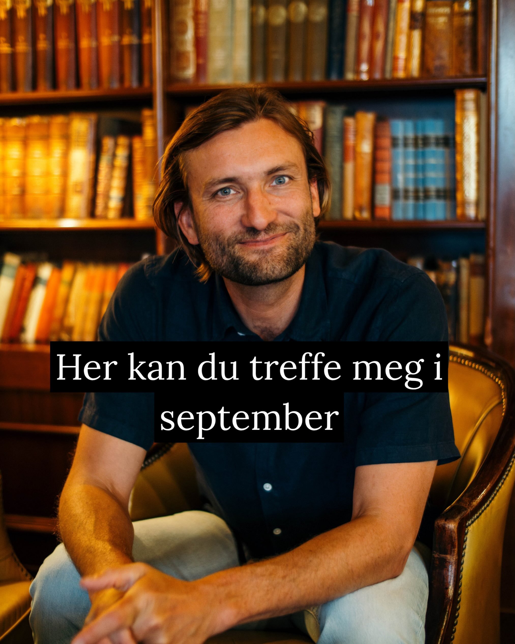 Jeg har m&aring;ttet roe litt ned p&aring; reisinga n&aring; i h&oslash;st (m&aring; pr&oslash;ve &aring; skrive ferdig filmmanus). Men skal ha noen arrangementer i september, hvor jeg snakker om romanen Odysseen og andre b&oslash;ker og temaer. 

Le