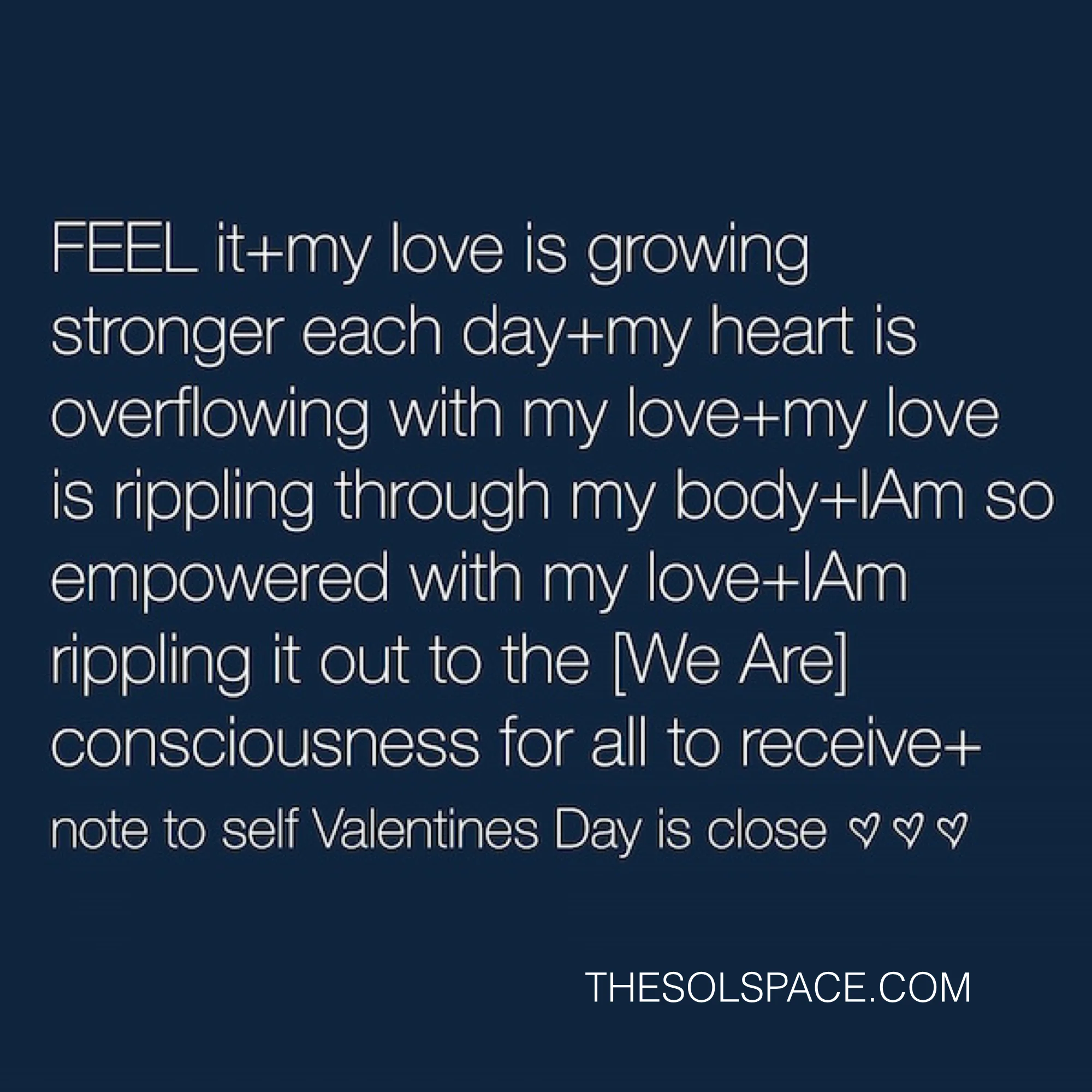 #BeARipple..FEEL it @theSOLspace