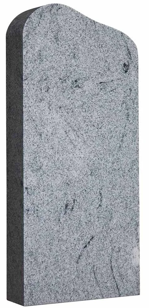 Helpolert gravminne til Steinsskogen | Hvit gneis | 40x80 cm
