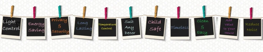 Shutters and light control, child safe, energy saving, suit any decor and more